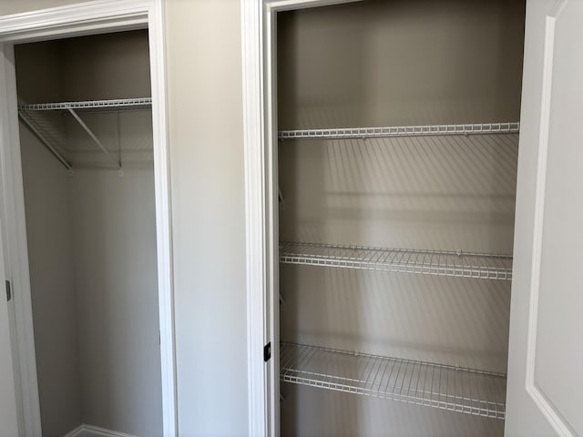 view of closet