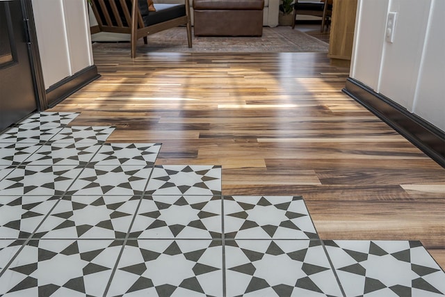 room details with wood finished floors