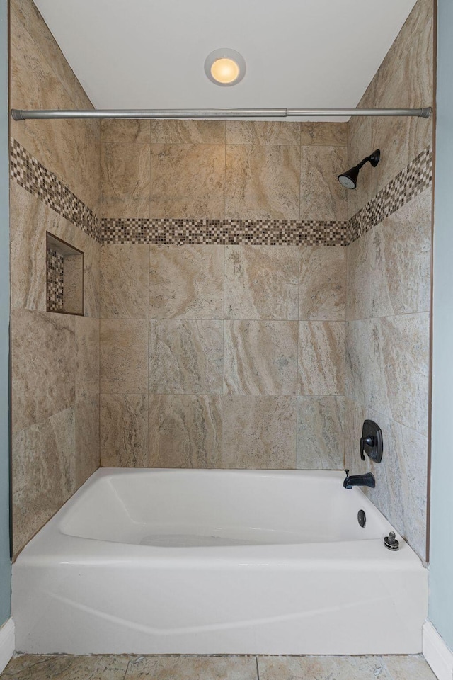 bathroom featuring shower / washtub combination