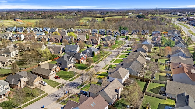 birds eye view of property featuring a residential view