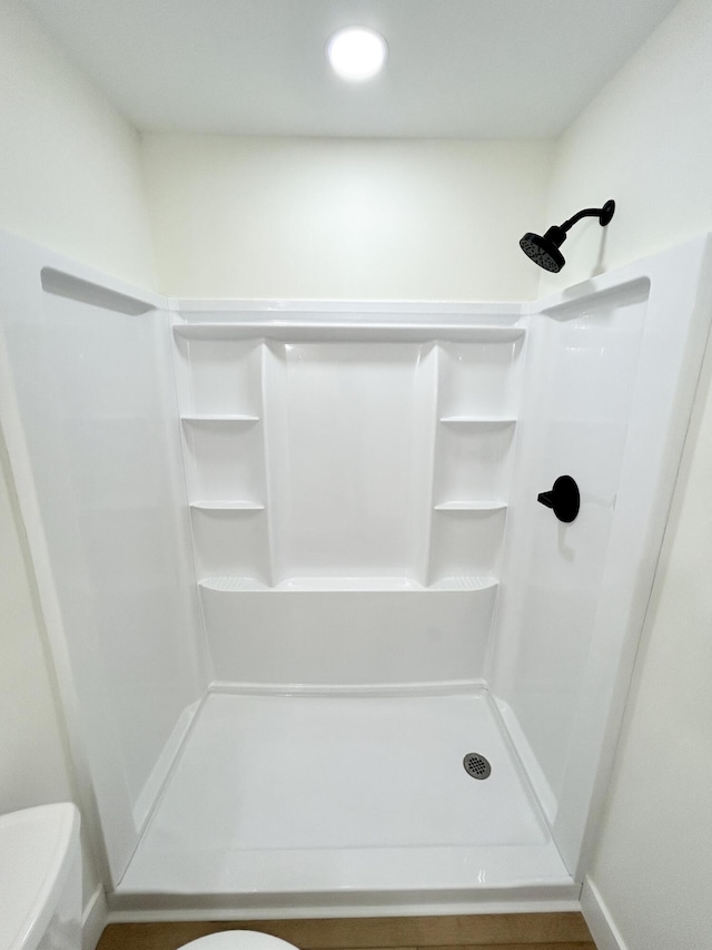 1403 Kit Cowan Rd, Somerset, KY 42503 - bathroom featuring toilet and a shower stall