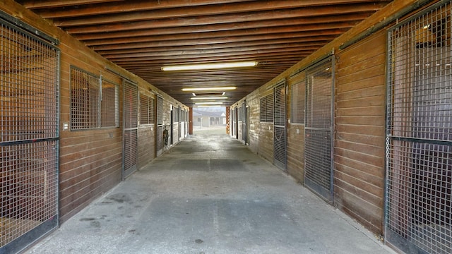 view of horse barn