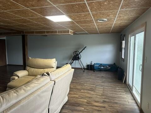 110 Silvercreek Dr, Danville, KY 40422 - interior space featuring dark wood finished floors and plenty of natural light