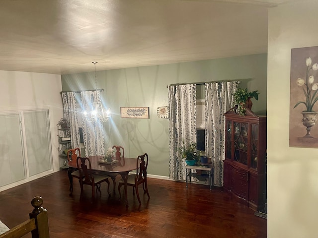110 Silvercreek Dr, Danville, KY 40422 - dining area featuring hardwood / wood-style floors and a notable chandelier
