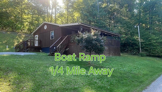 278 John Dr, Burnside, KY 42519 - exterior space with a yard