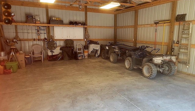 278 John Dr, Burnside, KY 42519 - garage featuring metal wall