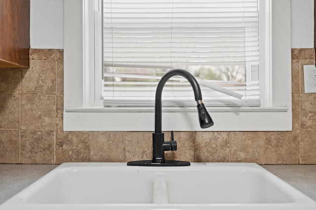 details with a sink