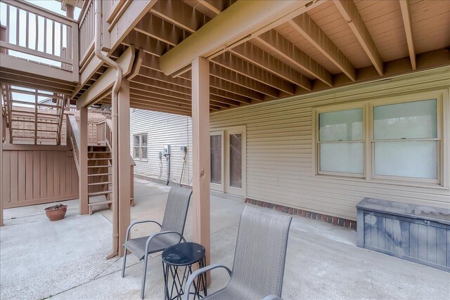 424 Amberley Dr, Lexington, KY 40515 - view of patio / terrace with stairway
