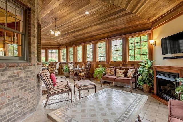 870 Mcmeekin Pl, Lexington, KY 40502 - sunroom featuring lofted ceiling