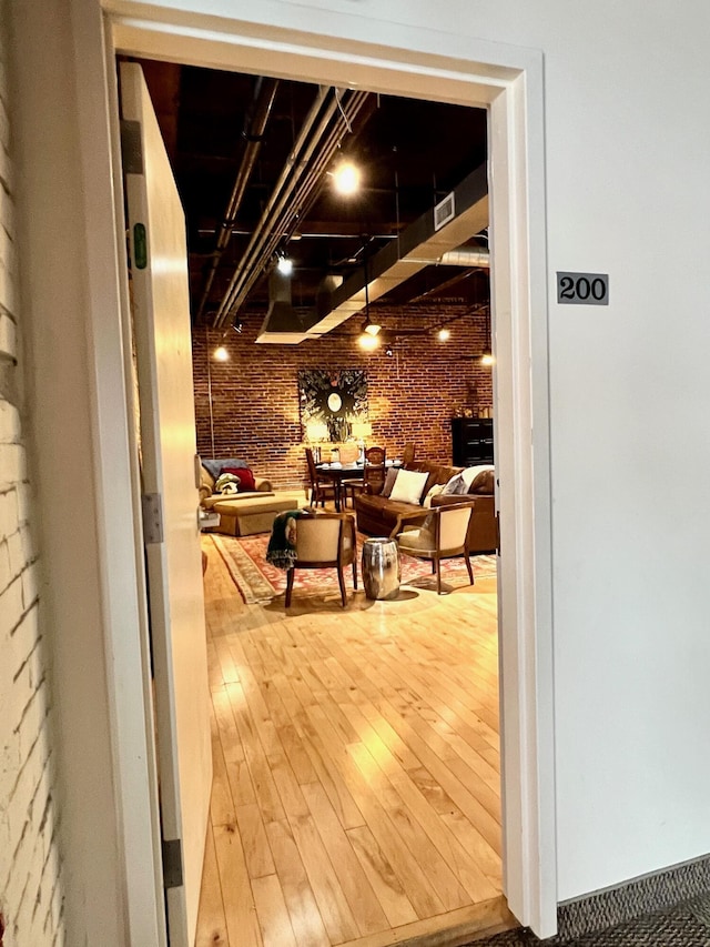 common area featuring visible vents