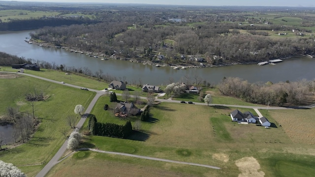 1794 Hunter Dr, Lancaster, KY 40444 - aerial overview of property's location with a nearby body of water