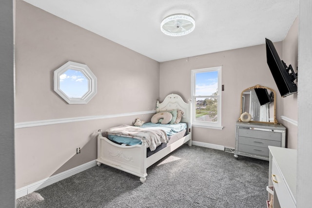 101 Bell Lawn Dr, Nicholasville, KY 40356 - bedroom featuring baseboards and dark colored carpet