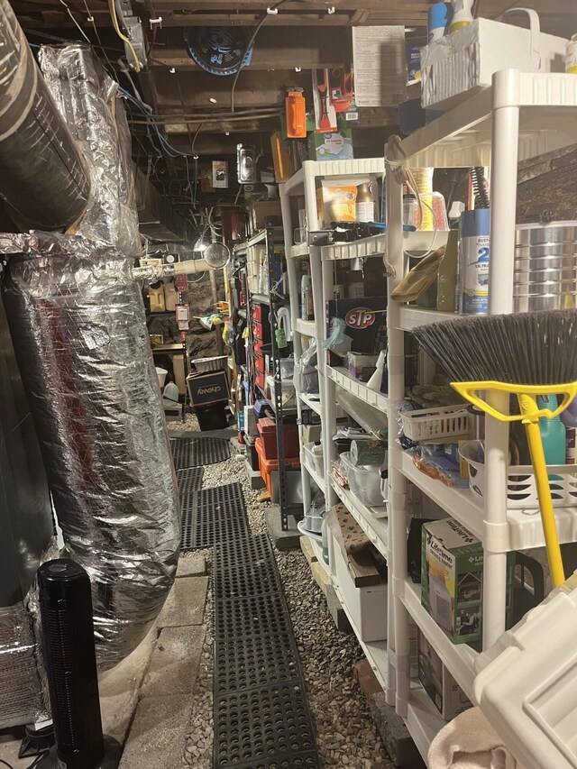 view of storage room