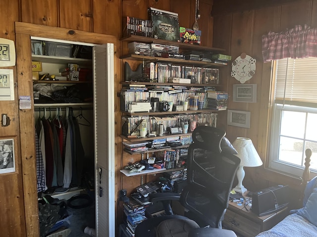 view of home office
