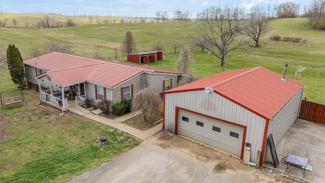 360 N Middletown Rd, Winchester, KY 40391 - birds eye view of property with a rural view