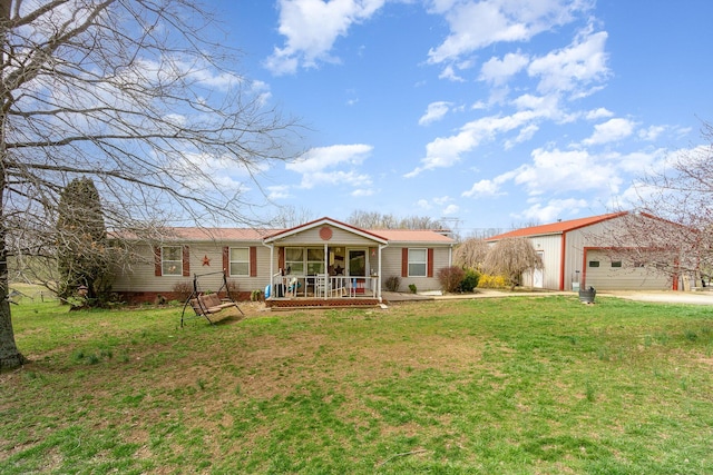 360 N Middletown Rd, Winchester, KY 40391 - ranch-style home featuring an outbuilding and a front lawn