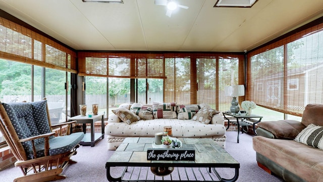 3485 Twillingate Ct, Lexington, KY 40503 - sunroom / solarium with an outdoor hangout area, carpet, and expansive windows