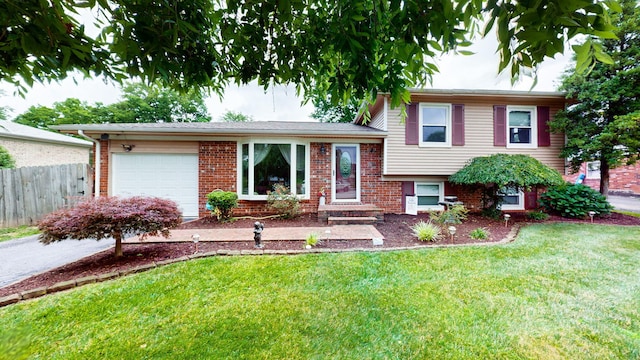 3485 Twillingate Ct, Lexington, KY 40503 - split level home with a garage and brick siding