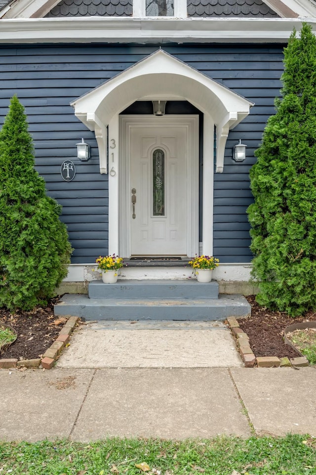 view of entrance to property