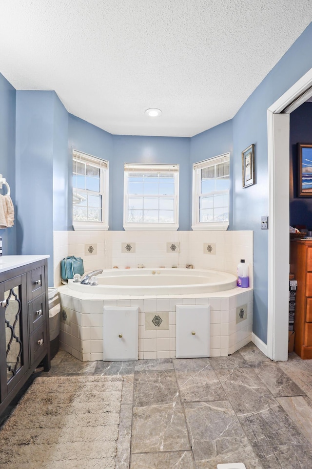 35 Fox Trail Rd, Manchester, KY 40962 - bathroom featuring a textured ceiling and a garden tub