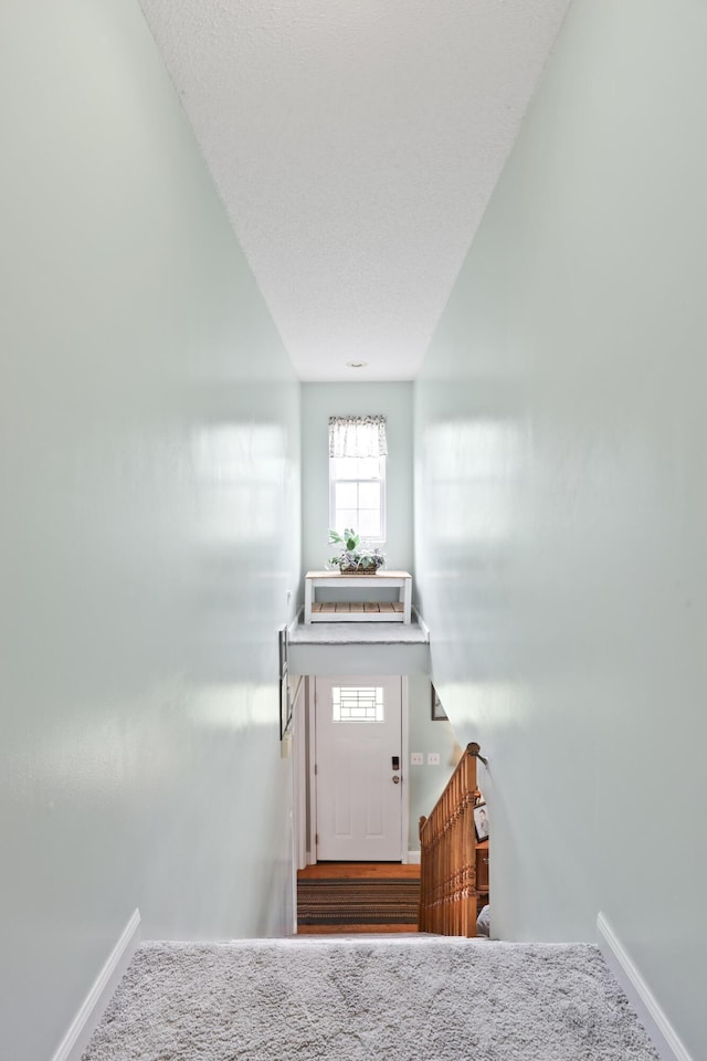 35 Fox Trail Rd, Manchester, KY 40962 - staircase featuring baseboards and carpet