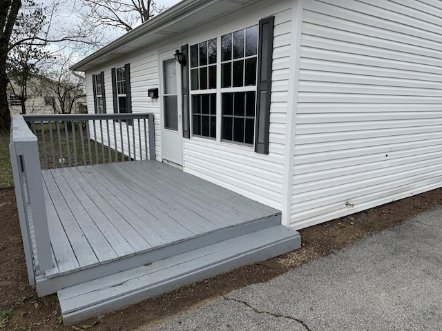 view of deck