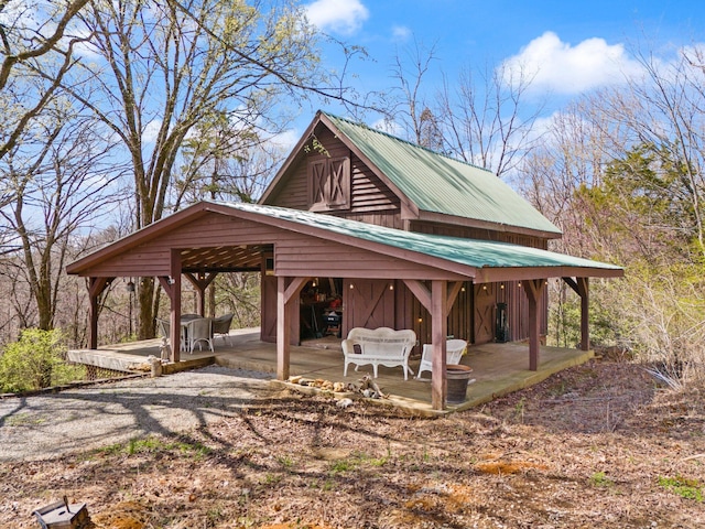 1295 Burger Knob Rd, Junction City, KY 40440 - exterior space featuring a gazebo and a patio area