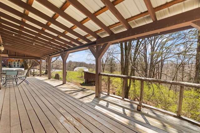 1295 Burger Knob Rd, Junction City, KY 40440 - view of deck
