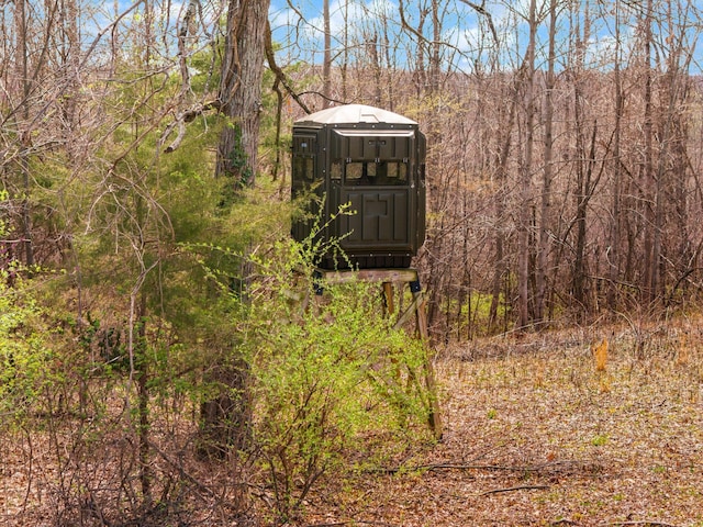 1295 Burger Knob Rd, Junction City, KY 40440 - view of outbuilding with a wooded view