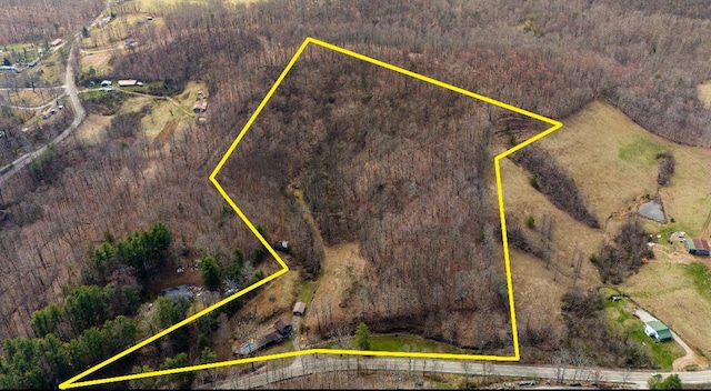 9485 US-60, Morehead, KY 40351 - drone / aerial view featuring a wooded view