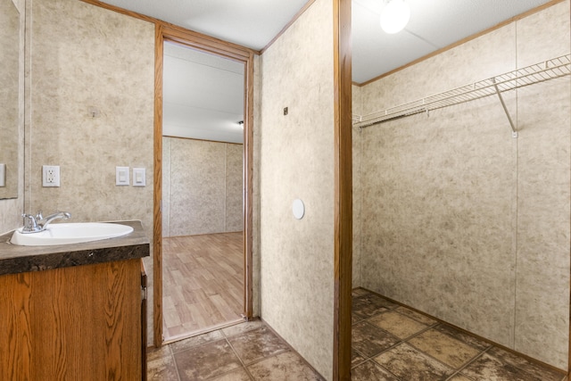 2190 Bluebank Rd, Morehead, KY 40351 - full bathroom with walk in shower and vanity