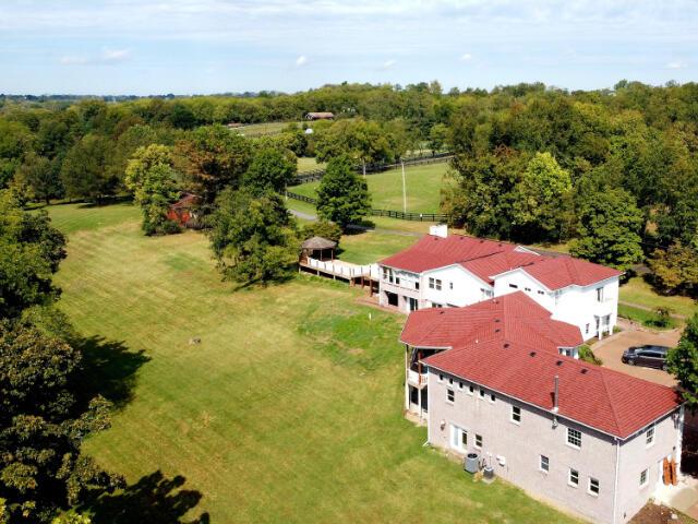 4950 Jennie Kate Ln, Lexington, KY 40510 - aerial view with a rural view and a forest view