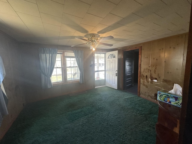 34 Bridge Fork Rd, Whitley City, KY 42653 - carpeted spare room with visible vents and ceiling fan