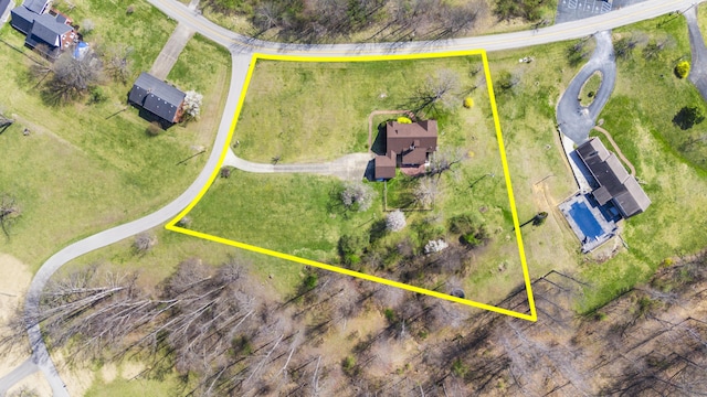 29 Quails Run Ln, West Liberty, KY 41472 - aerial view of property's location featuring property parcel outlined