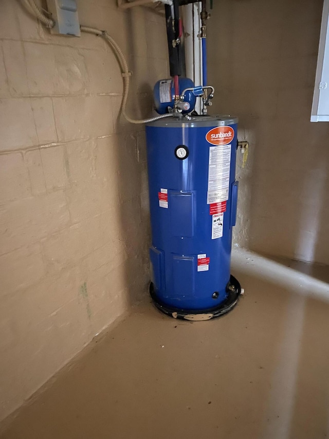 utilities featuring water heater