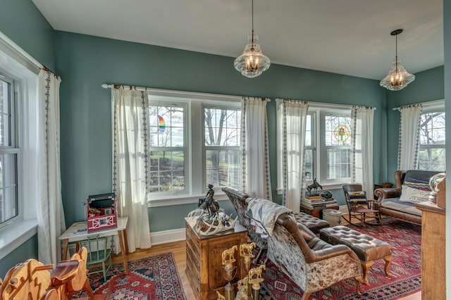 443 Hutchison Rd, Paris, KY 40361 - sitting room featuring baseboards and wood finished floors