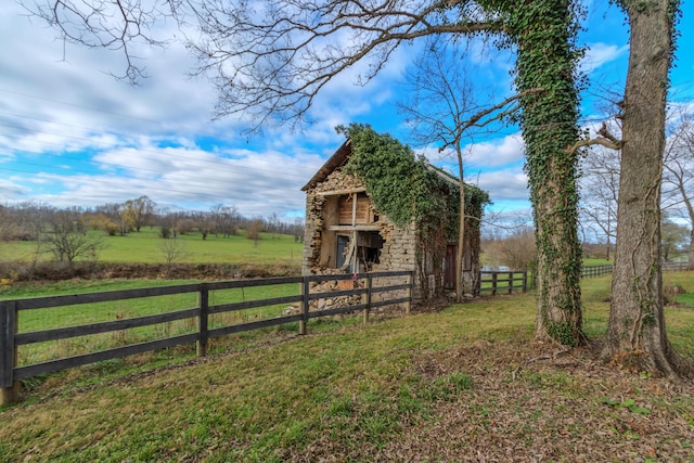 443 Hutchison Rd, Paris, KY 40361 - view of yard featuring fence and a rural view
