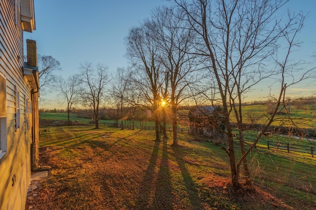 443 Hutchison Rd, Paris, KY 40361 - view of yard featuring fence and a rural view