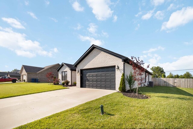 131 Patriot Trl, Berea, KY 40403 - single story home featuring an attached garage, brick siding, driveway, and roof with shingles