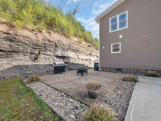 100 Mountain Enterprise Dr, Inez, KY 41224 - view of patio / terrace with central AC unit and a grill