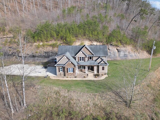 100 Mountain Enterprise Dr, Inez, KY 41224 - drone / aerial view