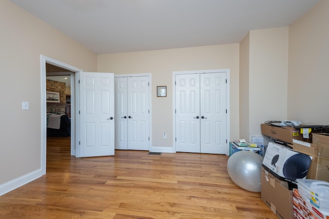 790 Thatchers Mill Rd, Paris, KY 40361 - interior space with baseboards and light wood-style flooring