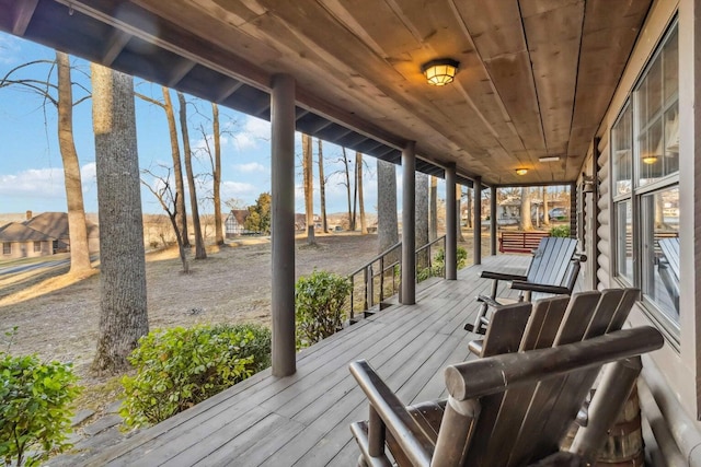 675 Indian Cave Subdivision Rd, Monticello, KY 42633 - sunroom / solarium with wood finished floors and wooden ceiling