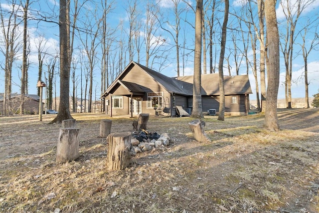 675 Indian Cave Subdivision Rd, Monticello, KY 42633 - view of front of property with an outdoor fire pit