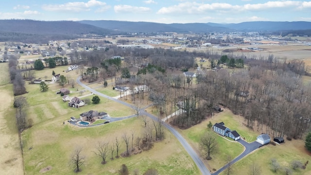 675 Indian Cave Subdivision Rd, Monticello, KY 42633 - aerial overview of property's location featuring mountains