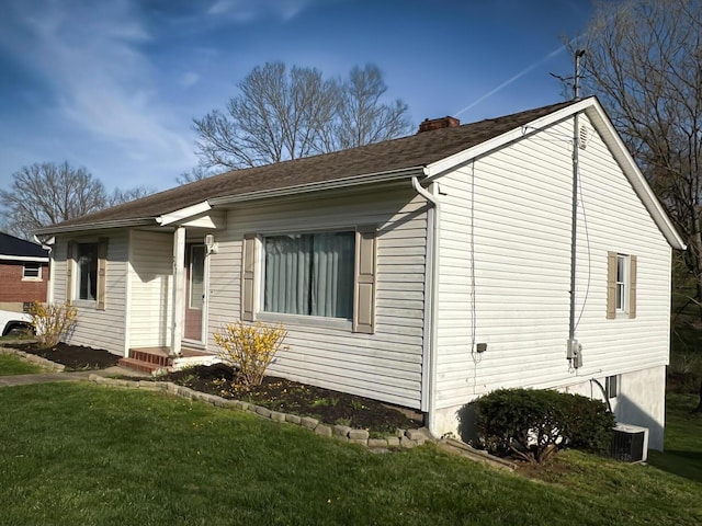 247 Mt Sterling Ave, Flemingsburg, KY 41041 - exterior space with a lawn and a chimney