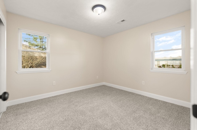 80 Westview Dr, Stanton, KY 40380 - carpeted empty room featuring visible vents, baseboards, and a textured ceiling