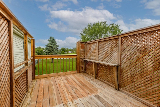 256 Sutton Ln, Lancaster, KY 40444 - deck featuring a lawn