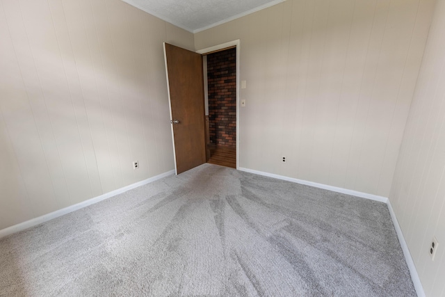 11 Hominy Hill Rd, Nancy, KY 42544 - empty room featuring baseboards, light carpet, and ornamental molding