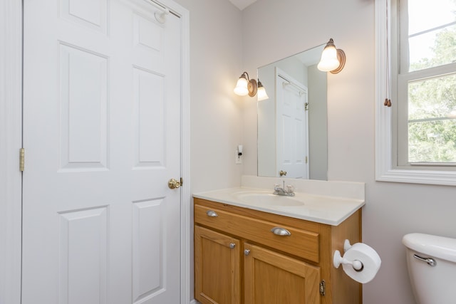2692 Crab Orchard Rd, Lancaster, KY 40444 - bathroom featuring plenty of natural light, toilet, and vanity